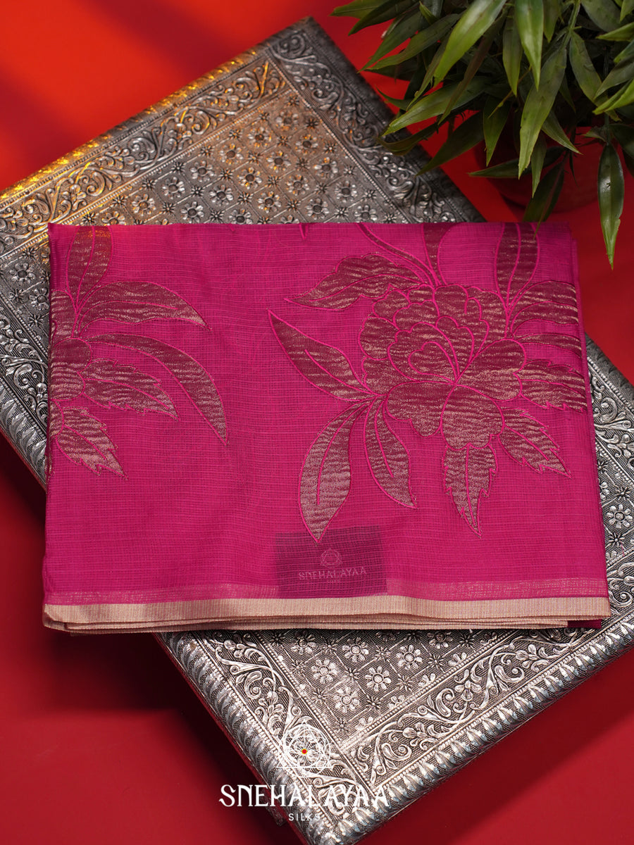 Rani Pink Kota Saree