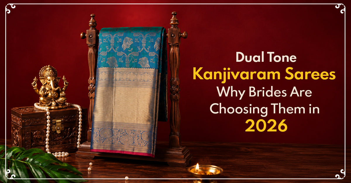 Dual Tone Kanjivaram Sarees Brides Love in 2026