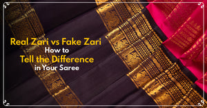 Real Zari vs Fake Zari: How to Tell the Difference in Your Saree