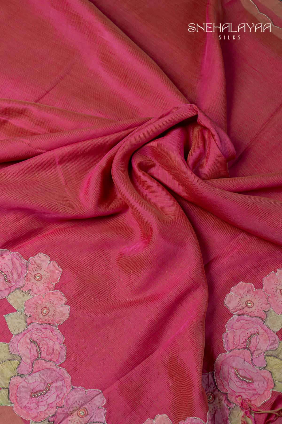 Red Mangalgiri Saree