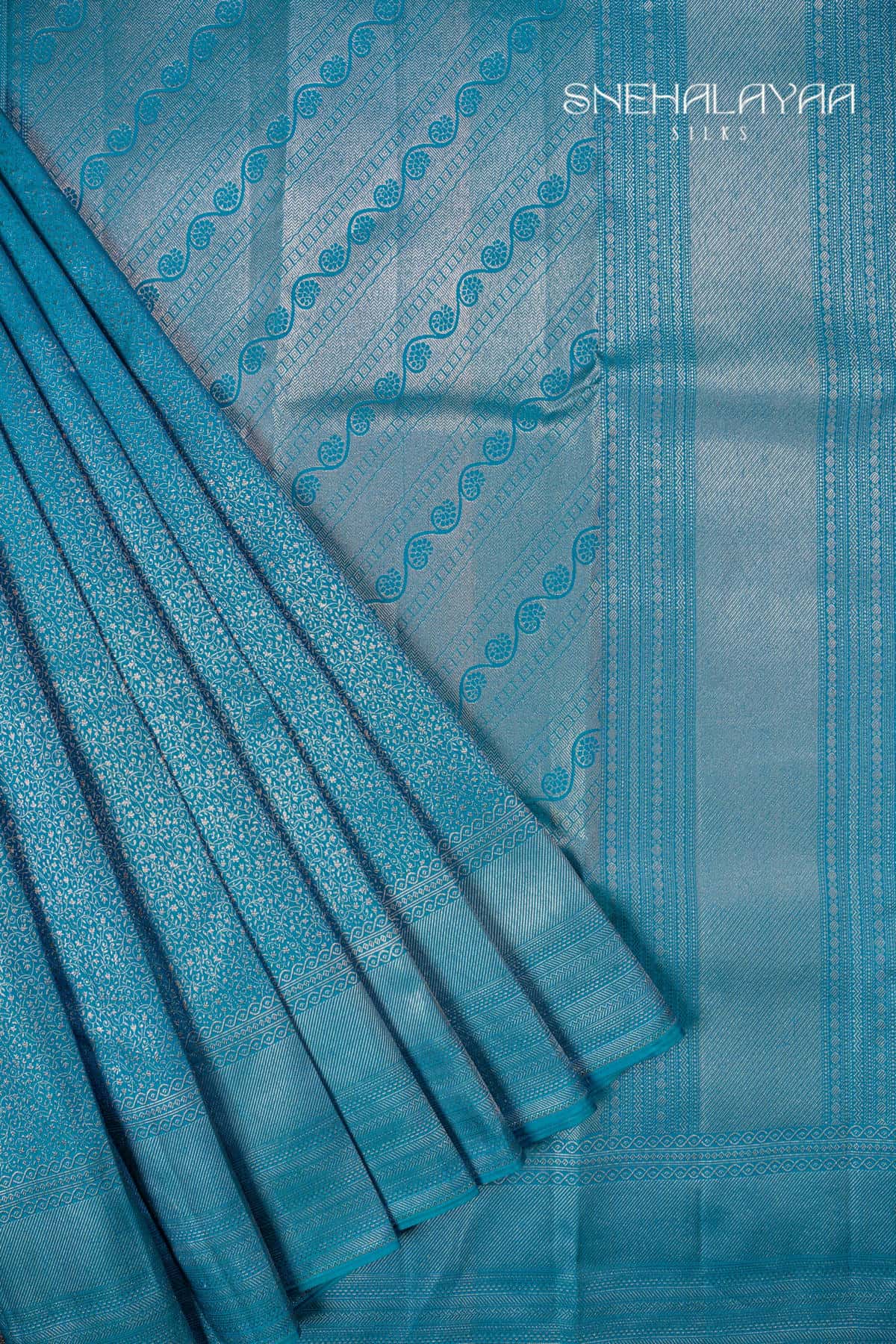 Blue Kancheevaram Silk Saree -SPS12192