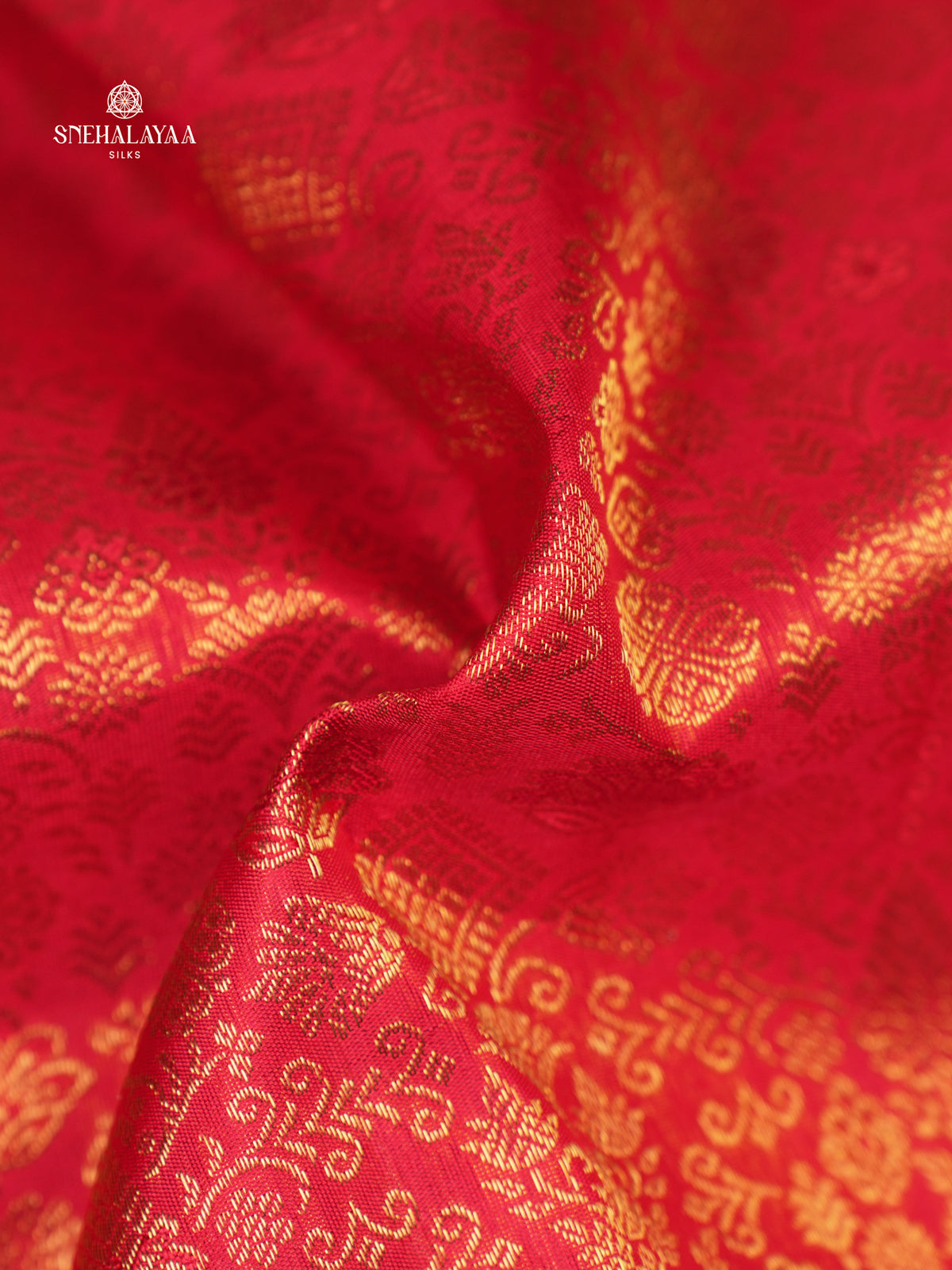 Red Kanjivaram Silk Saree