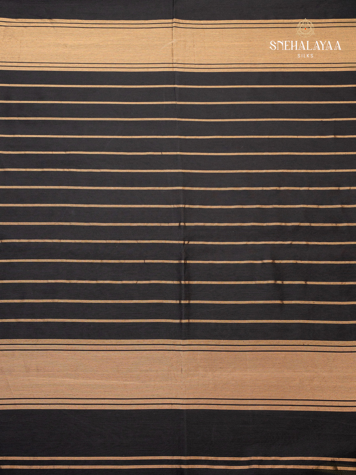 Black Maheshwari Silk Cotton Saree