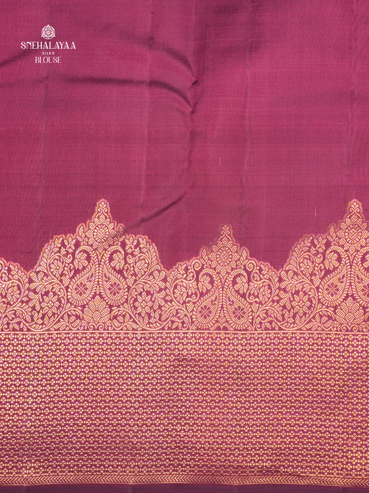 Magenta Kanjivaram Silk Saree