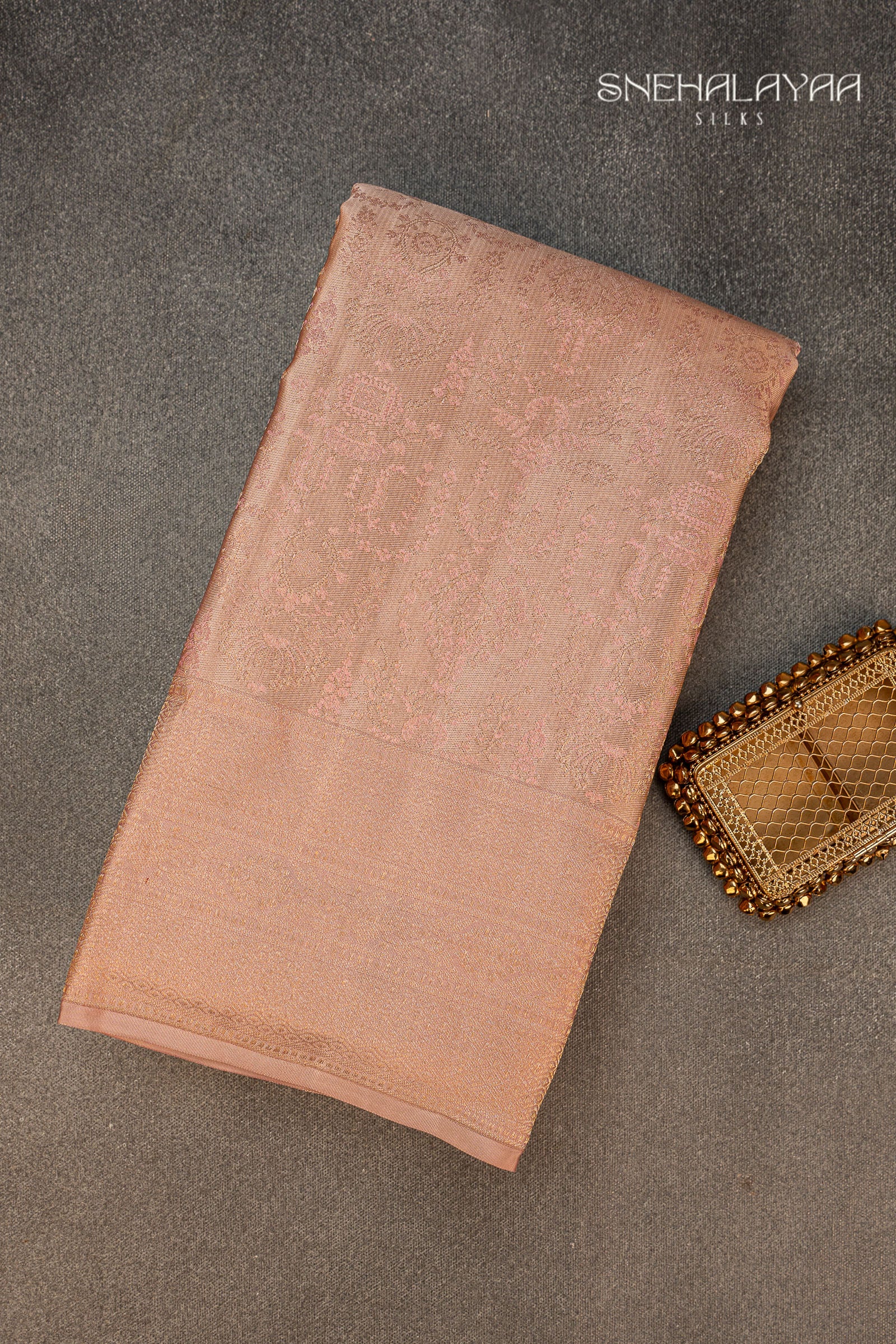 Cream Kancheevaram Silk Saree