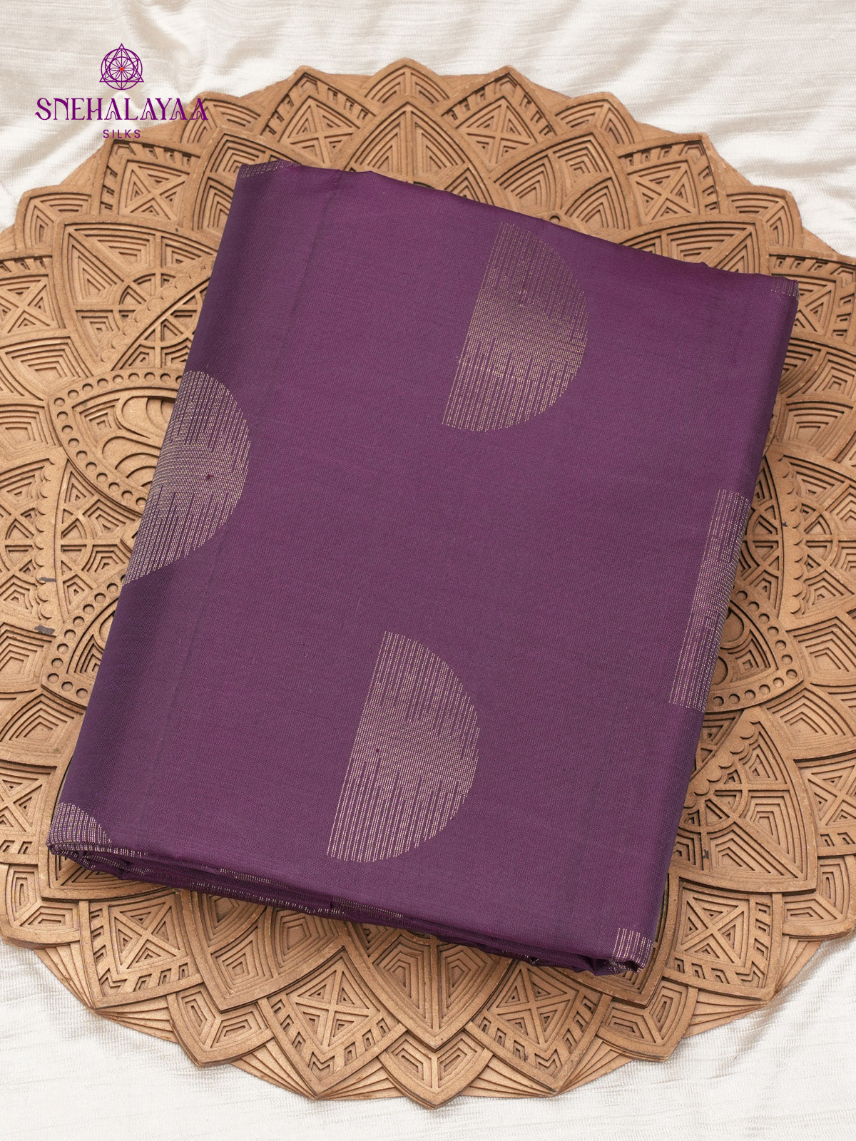 Purple Kanjivaram Soft Silk Saree