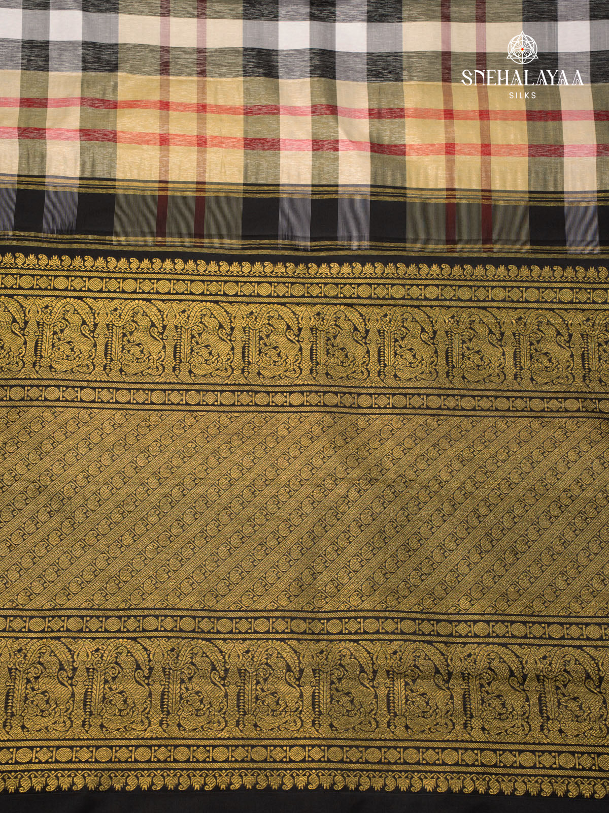 Multi Colour Kanjivaram Silk Saree