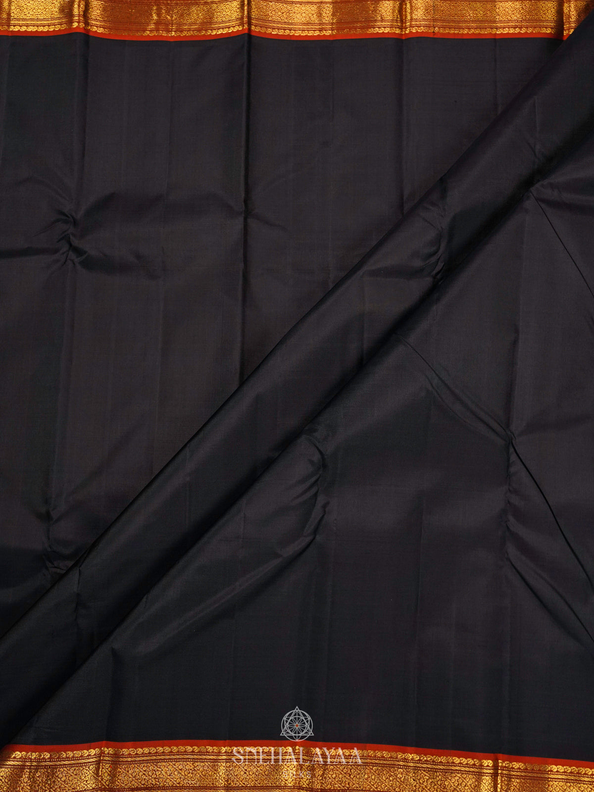 Black Kanjivaram Silk Saree