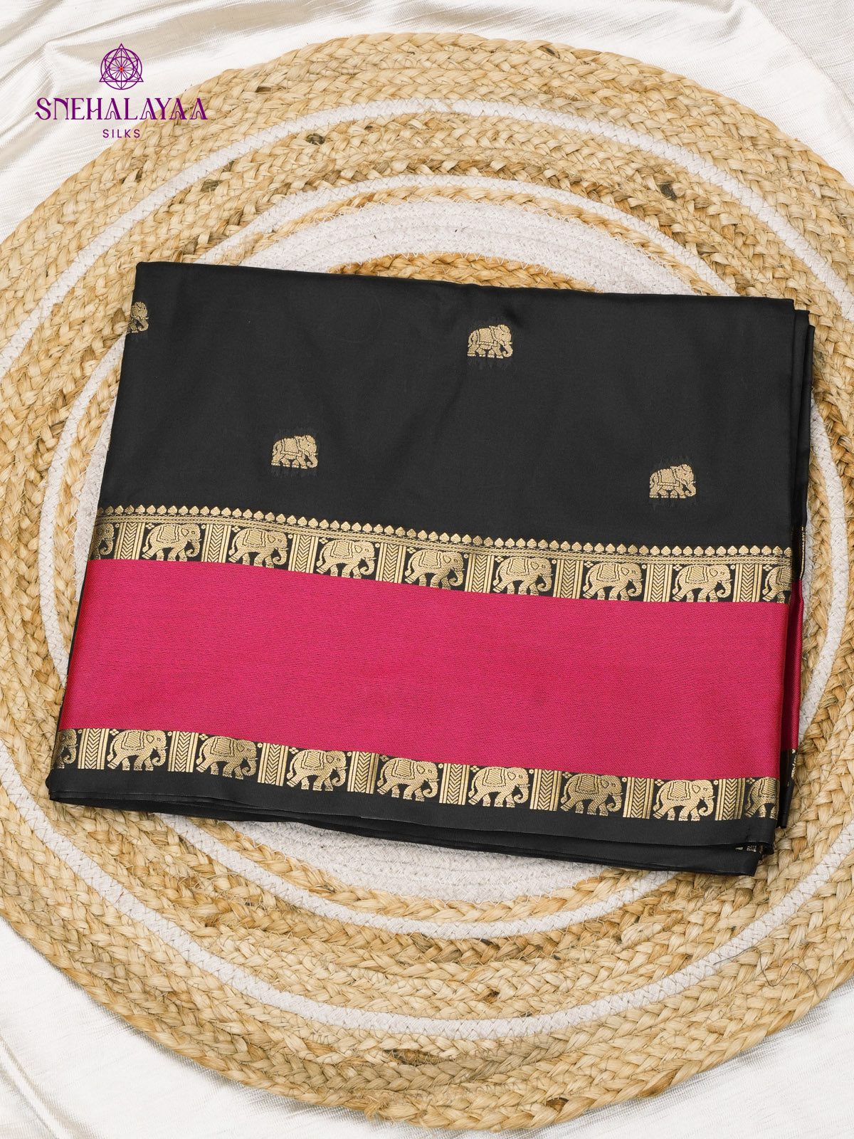 Black Banaras Paithani Saree