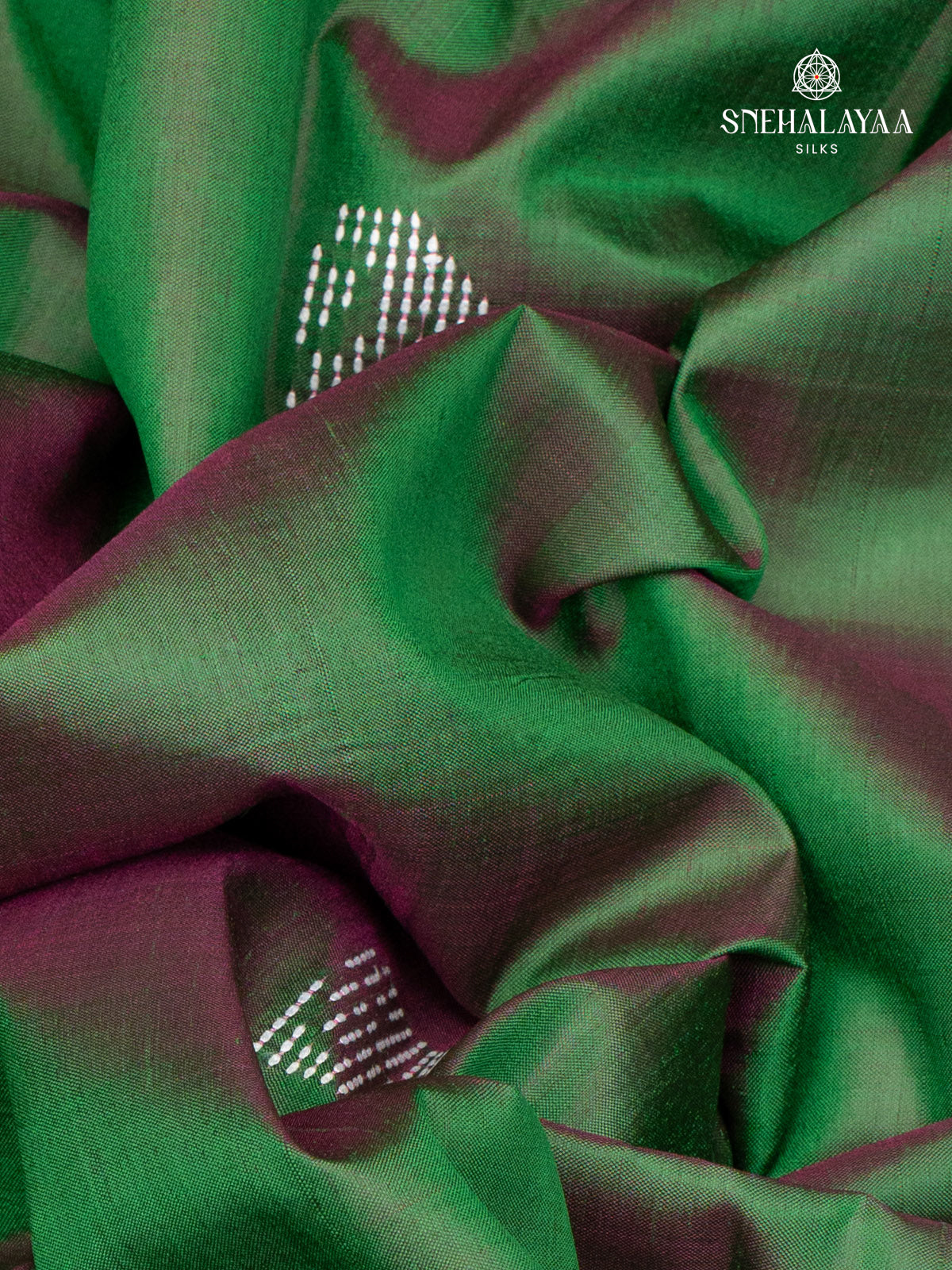 Green Katan Silk Saree