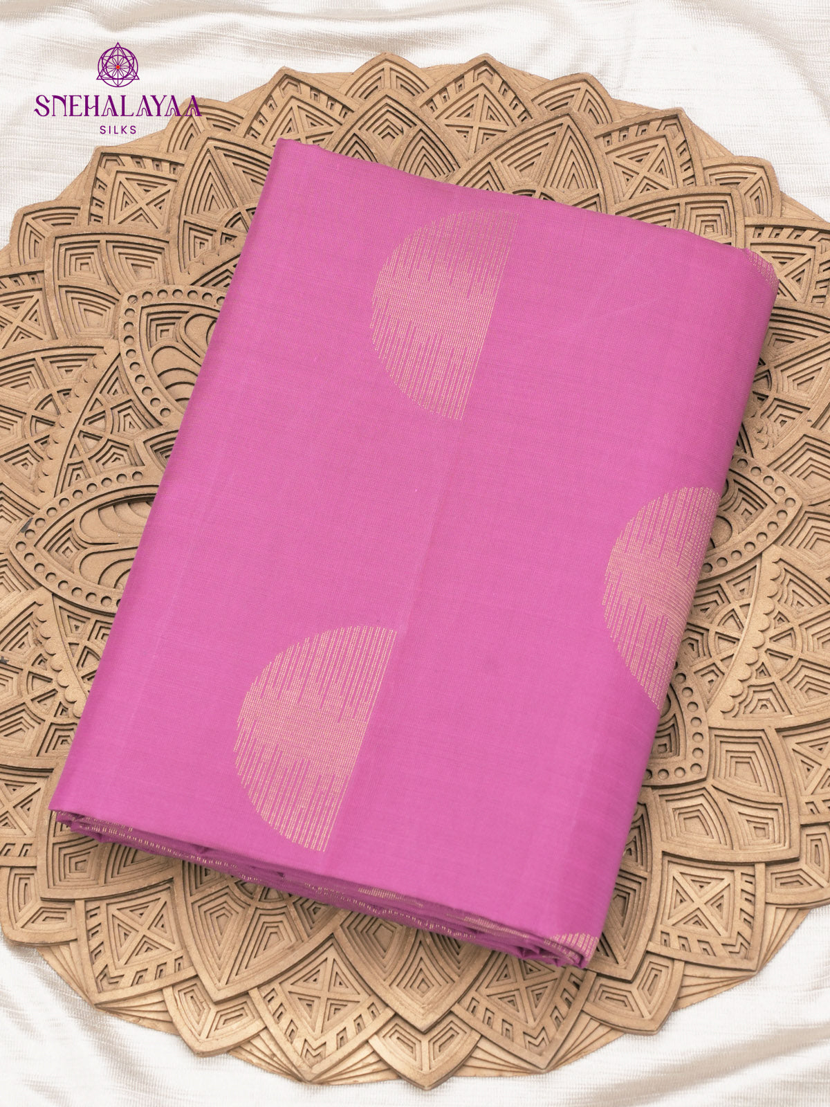 Pink Kanjivaram Soft Silk Saree