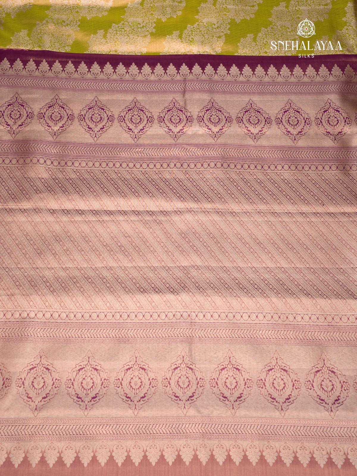 Mustard Yellow Kanjivaram Silk Saree