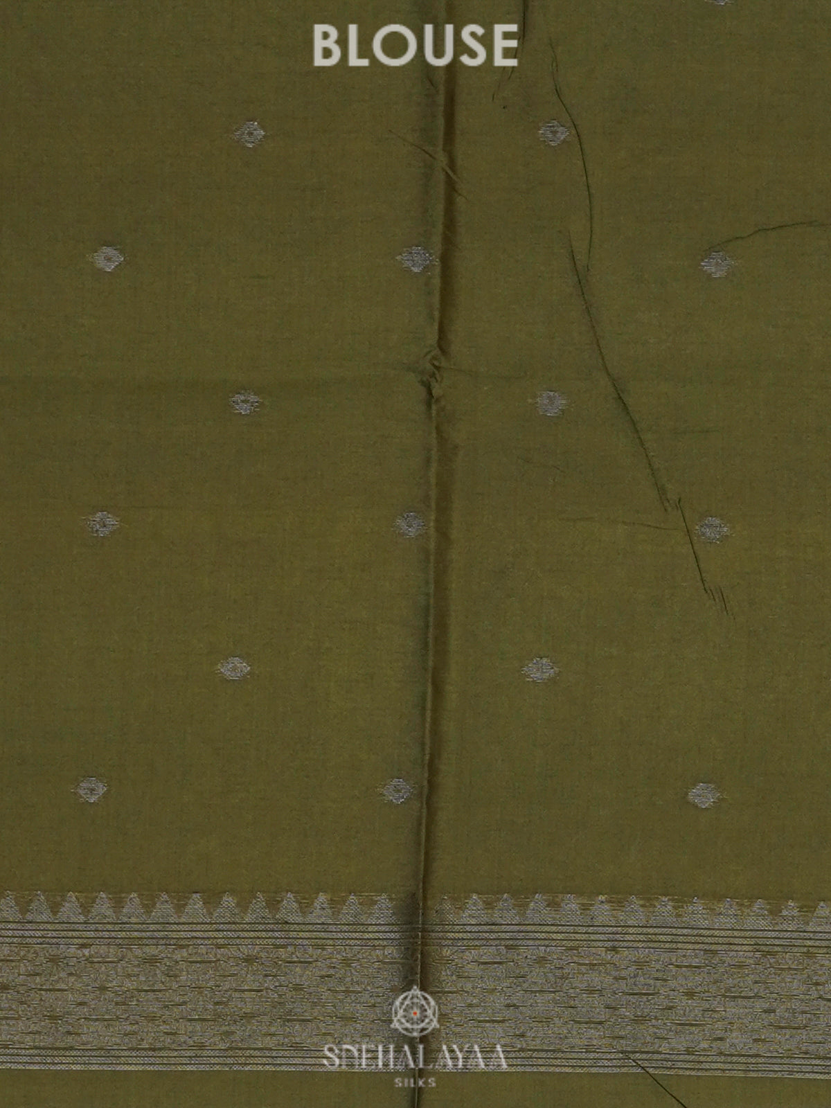 Olive Green Jute Saree