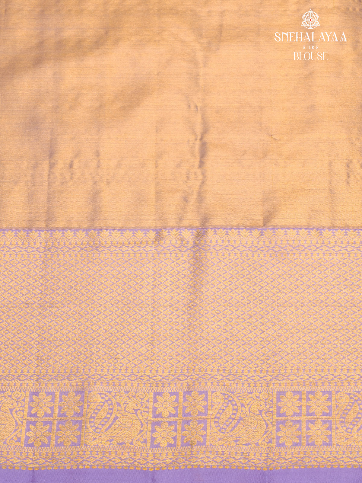 Gold Kanjivaram Silk Saree