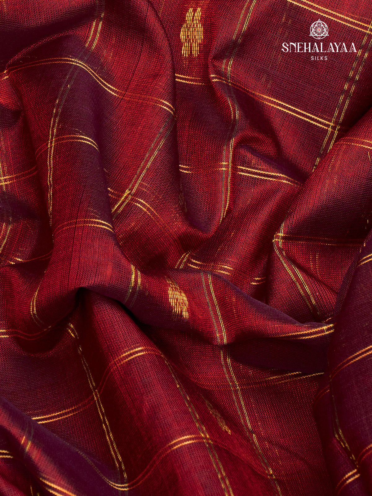 Maroon Kanchi Silk Cotton Saree