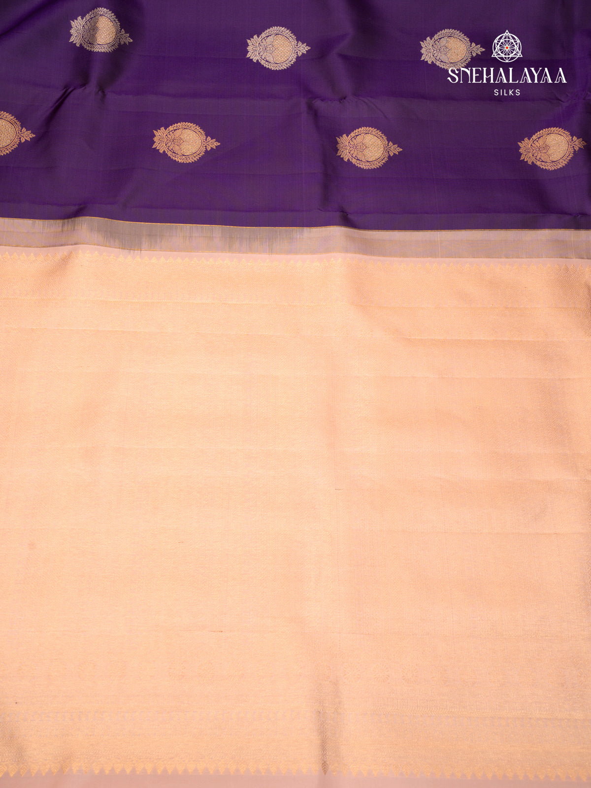 Purple Kanjivaram Silk Saree