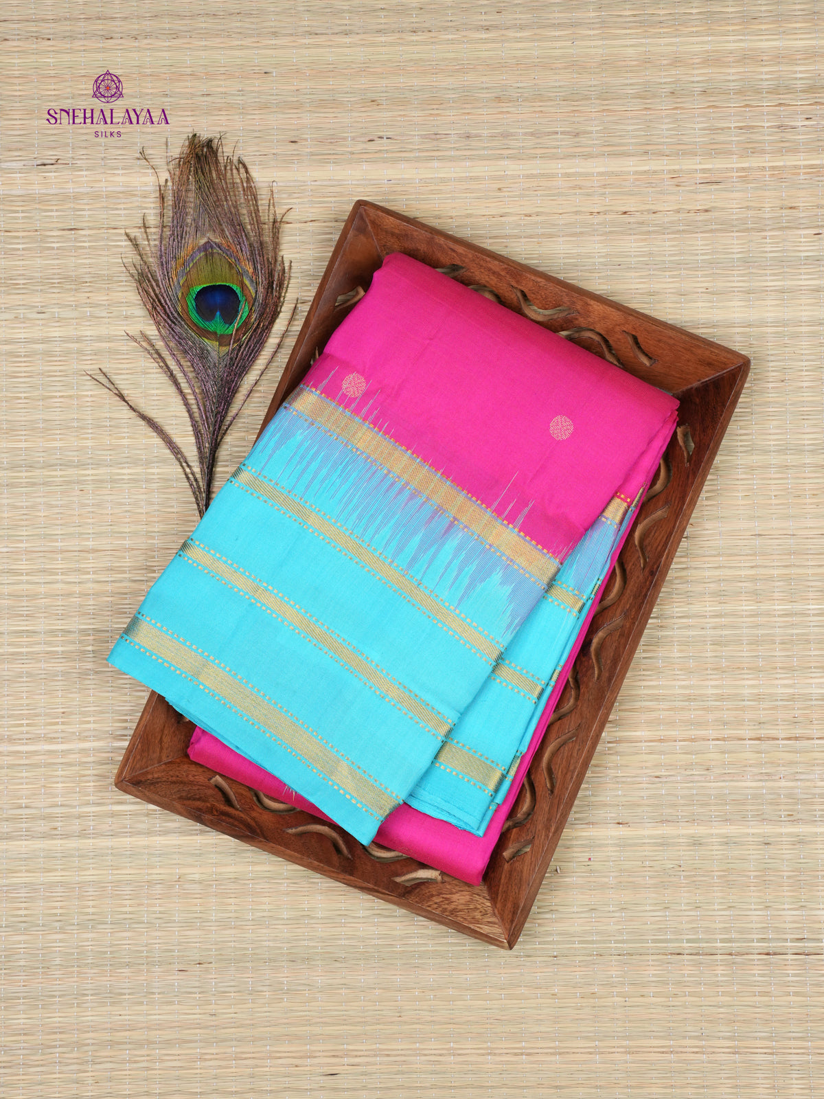 Pink Kanjivaram Silk Saree