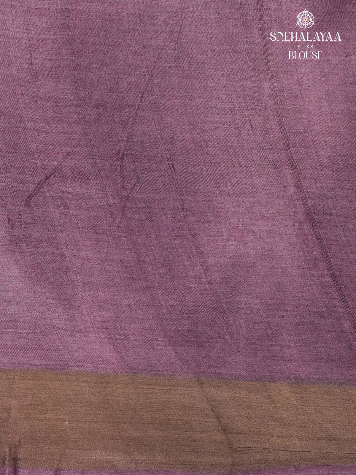 Lilac Tussar Silk Saree