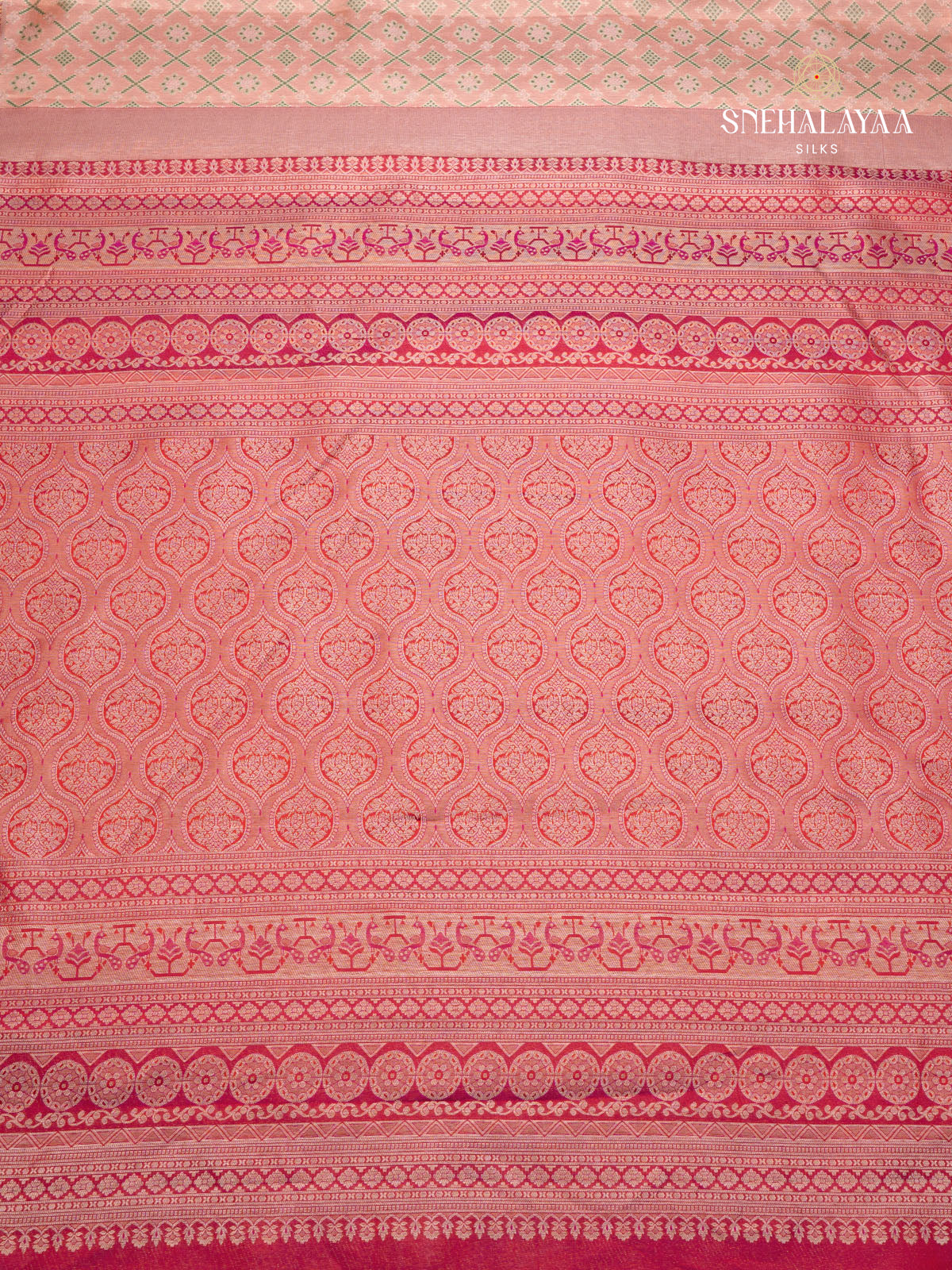 Light Pink Kanjivaram Silk Saree