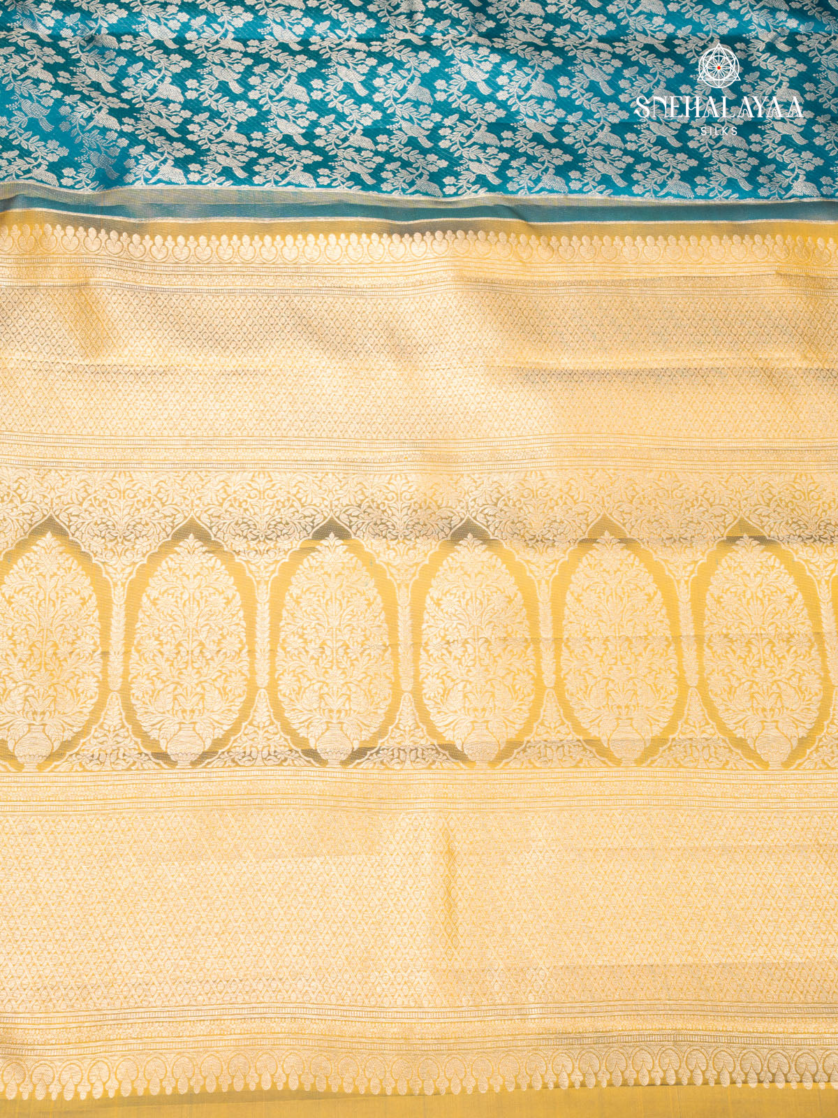 Blue Kanjivaram Silk Saree
