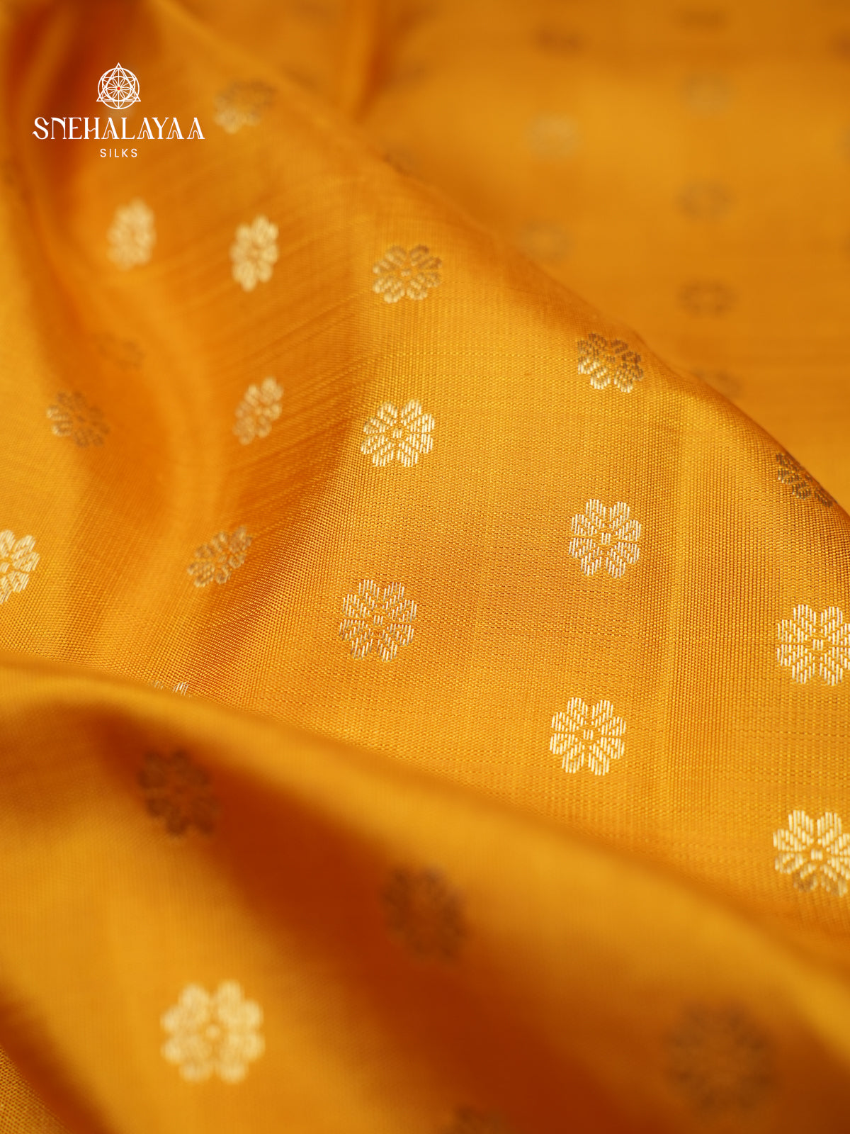 Mango Yellow Kanjivaram Silk Saree
