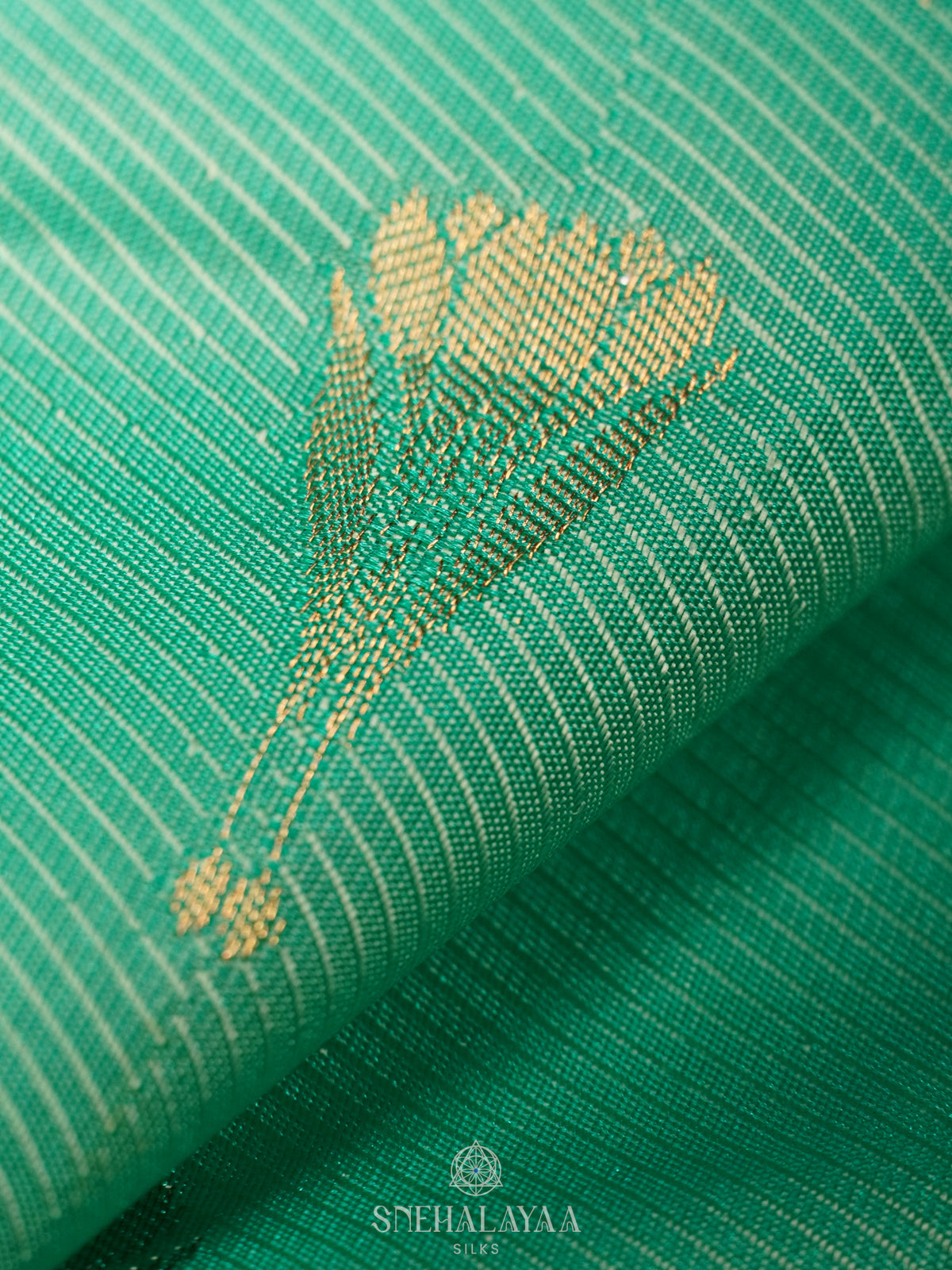 Mint Green Art Silk Saree