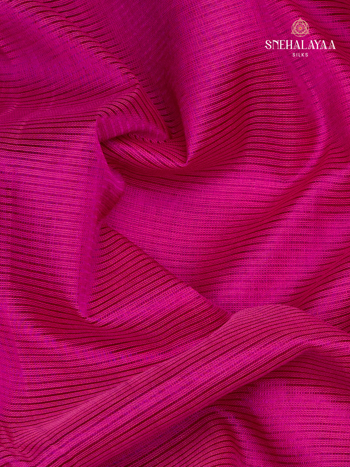 Pink Mangalagiri Silk Cotton Saree =