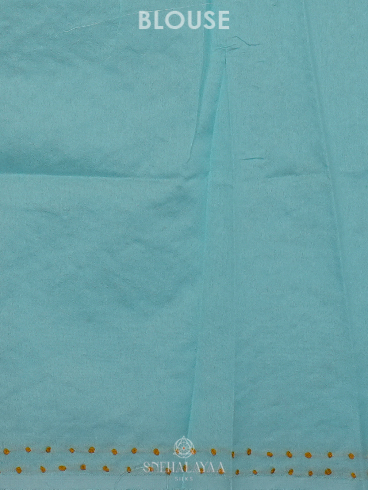 Sky Blue Munga Tussar Saree