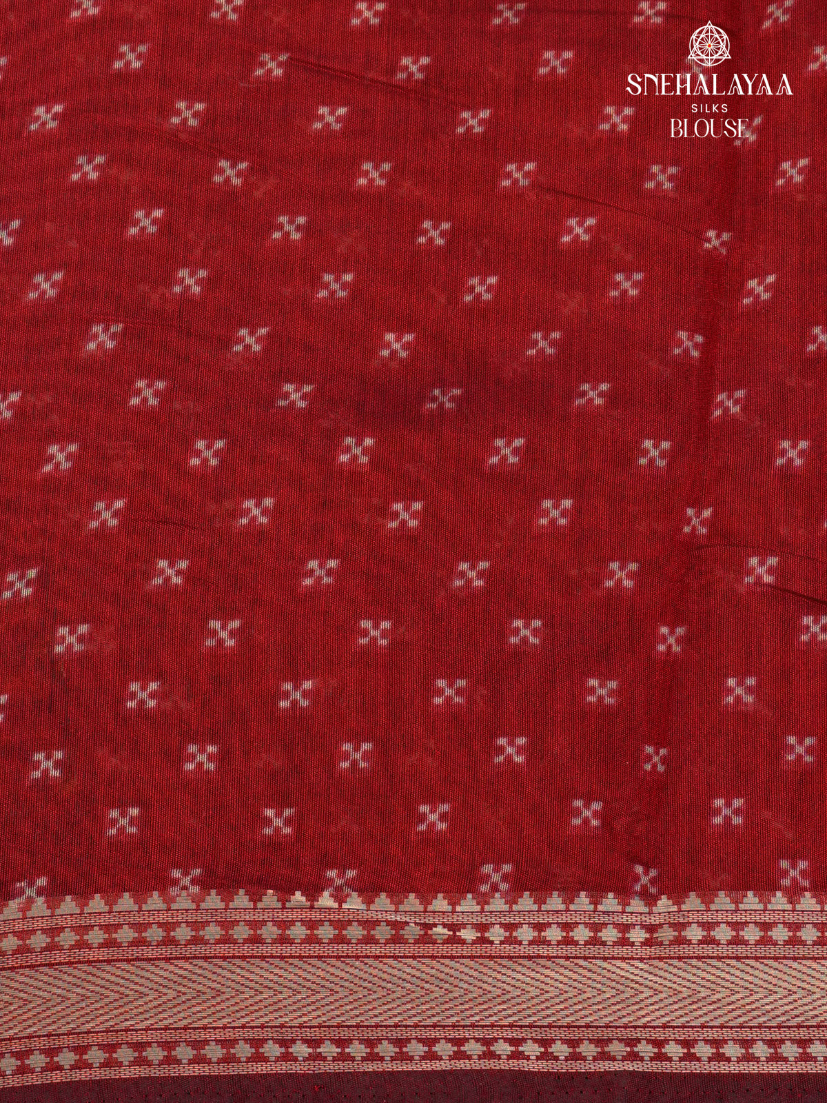 Ruby Red Chanderi Saree