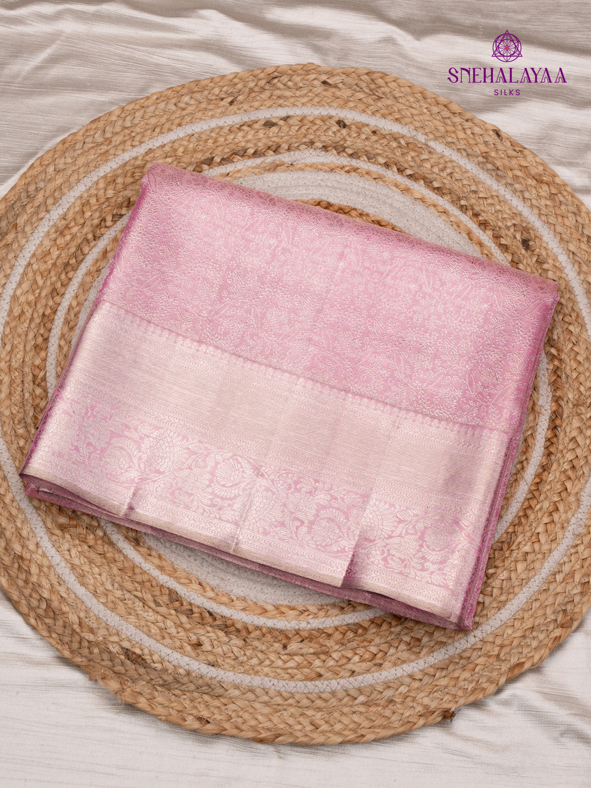 Pink Kanjivaram Silk Saree