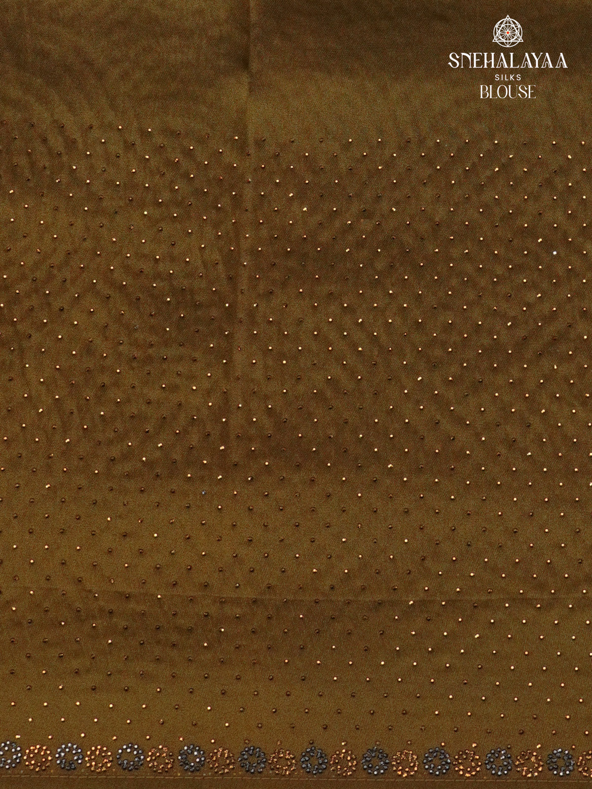 Moss Green Designer Saree