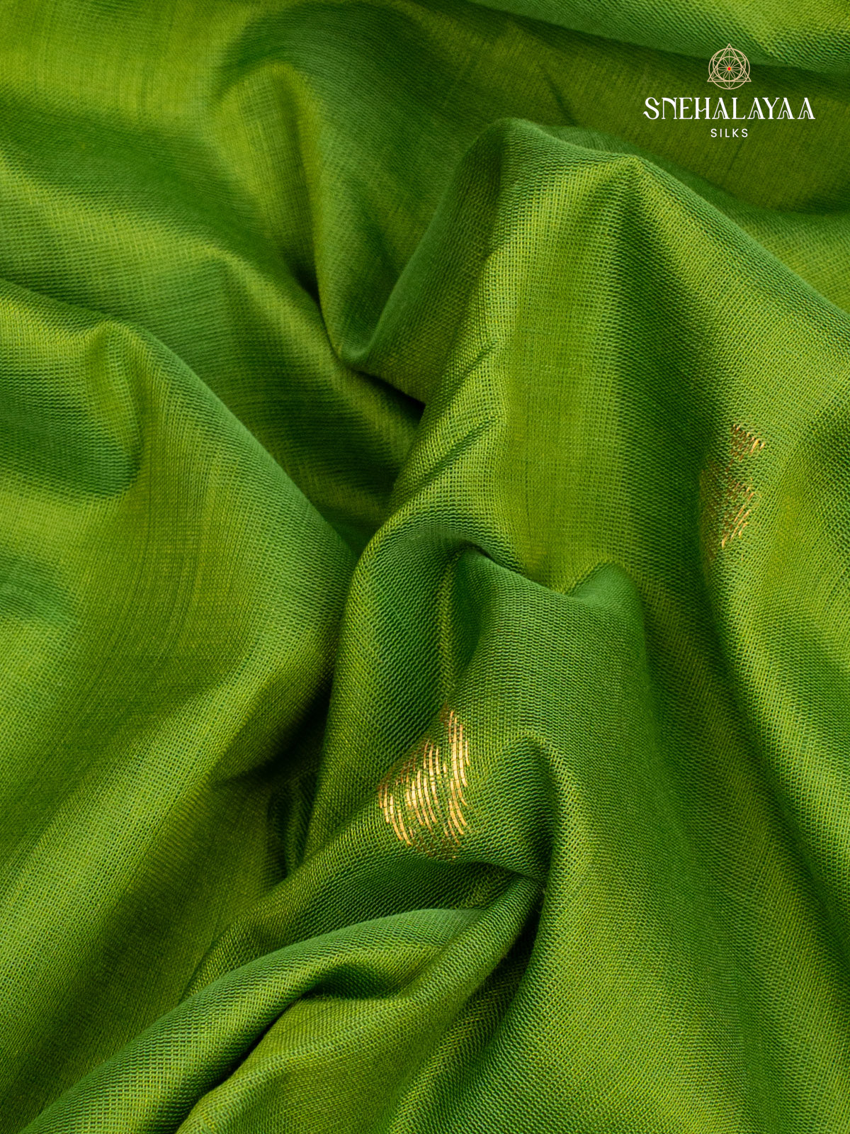 Green Kanchi Silk Cotton Saree