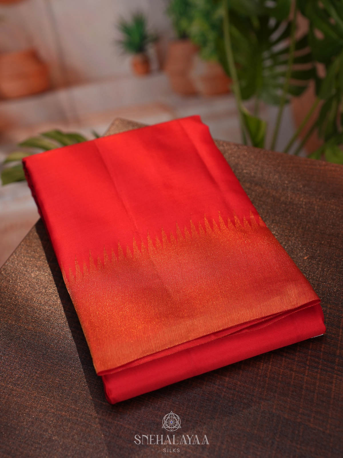 Red Kanjivaram Silk Saree