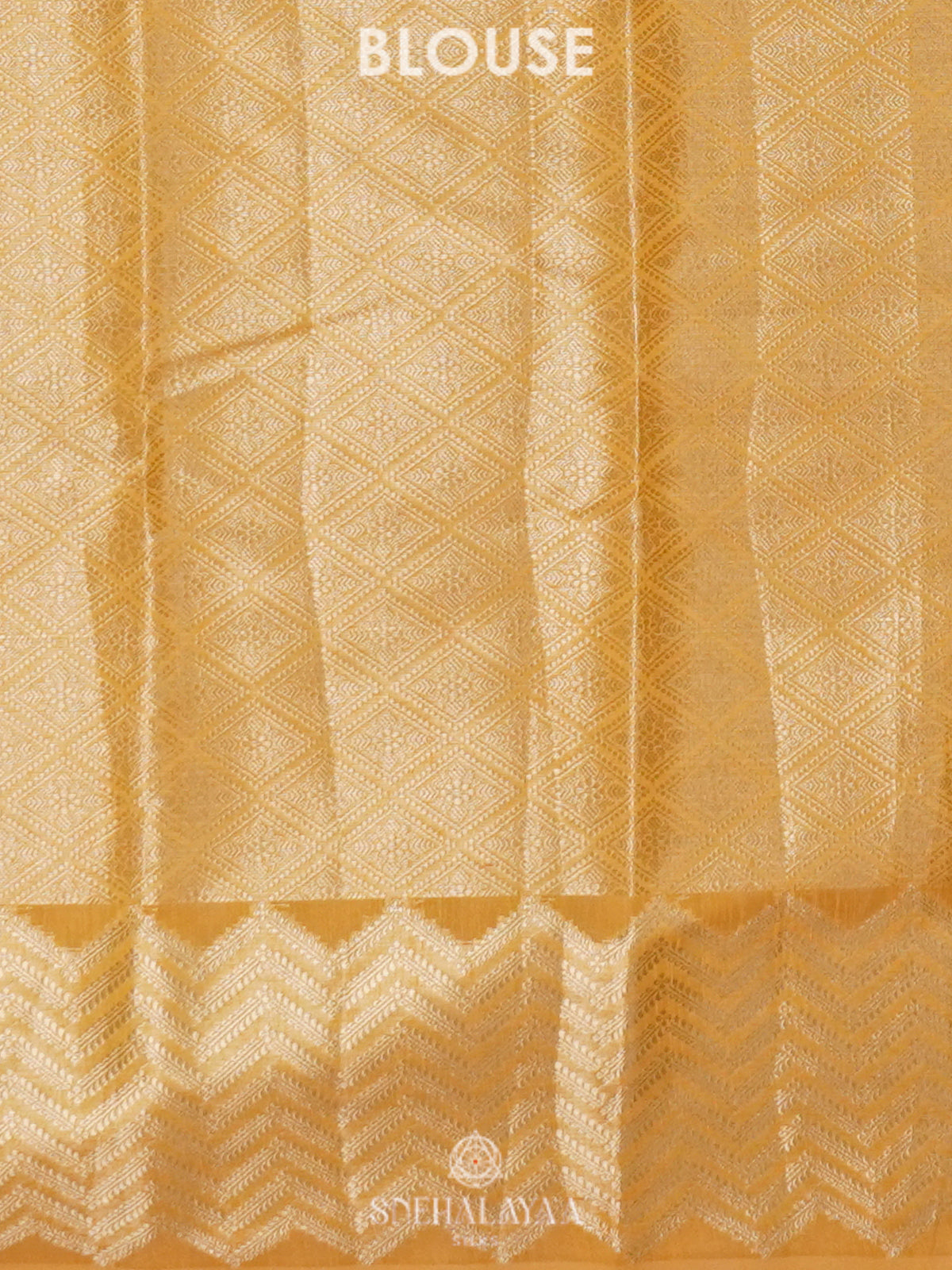 Yellow Banaras Linen Saree