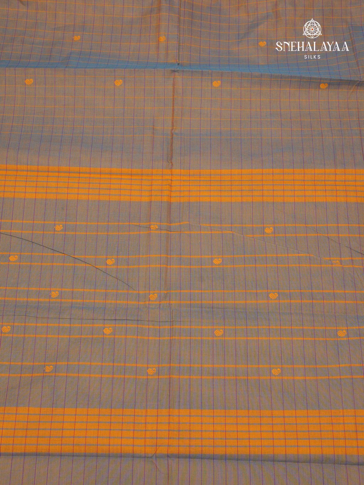 Grey Chettinad Cotton Saree