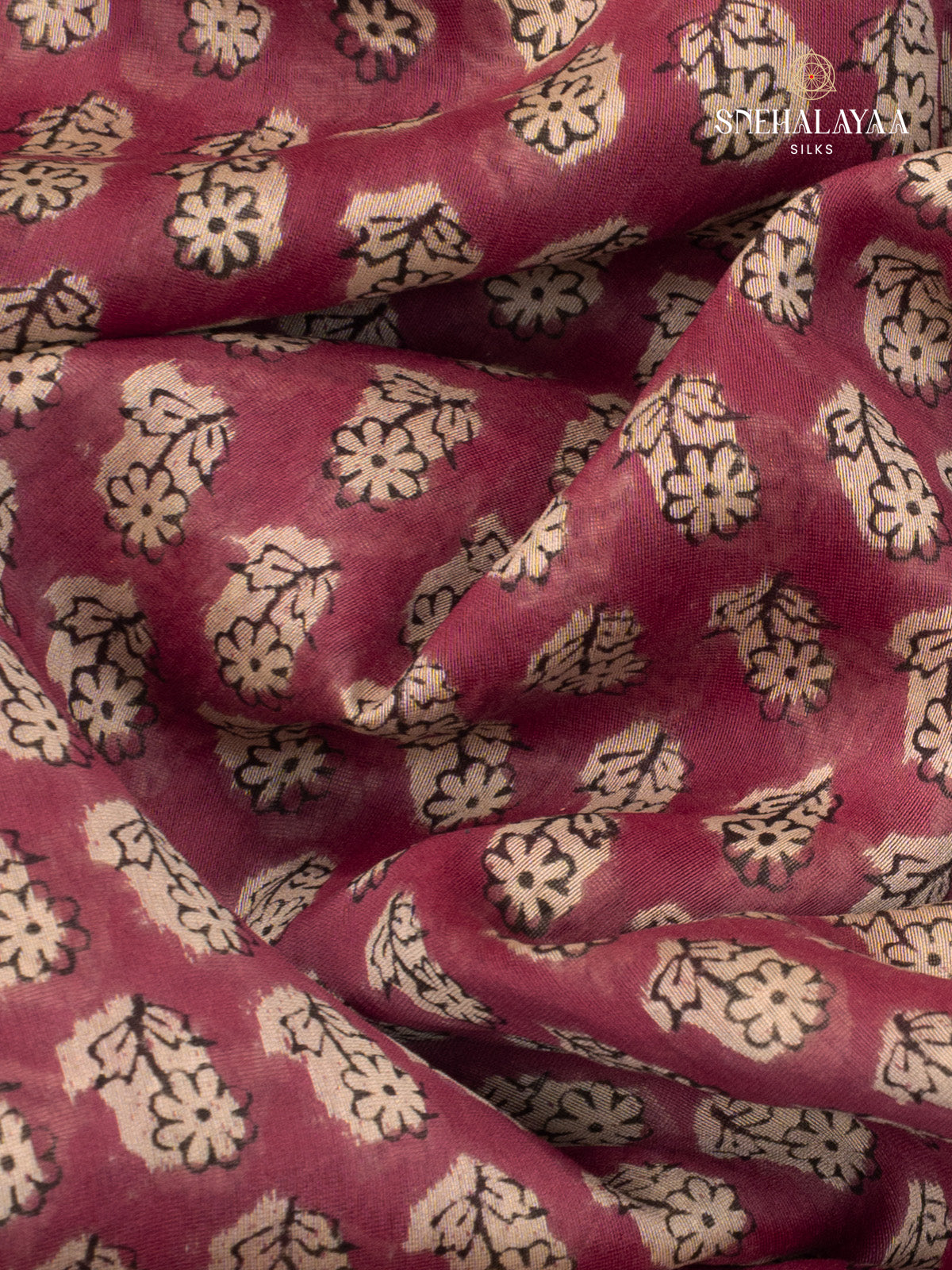 Purple Chanderi Saree