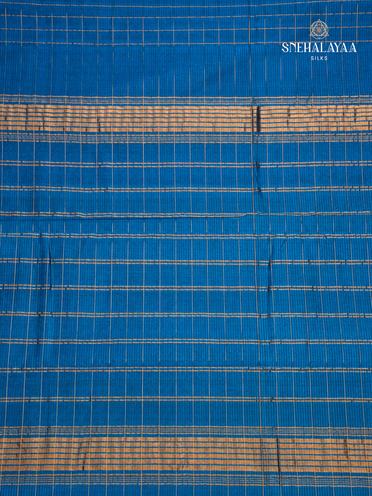 Blue Mangalagiri Silk Cotton Saree