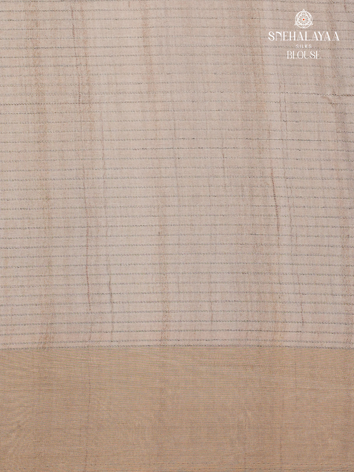 Rich Blue Floral Printed Tussar Saree