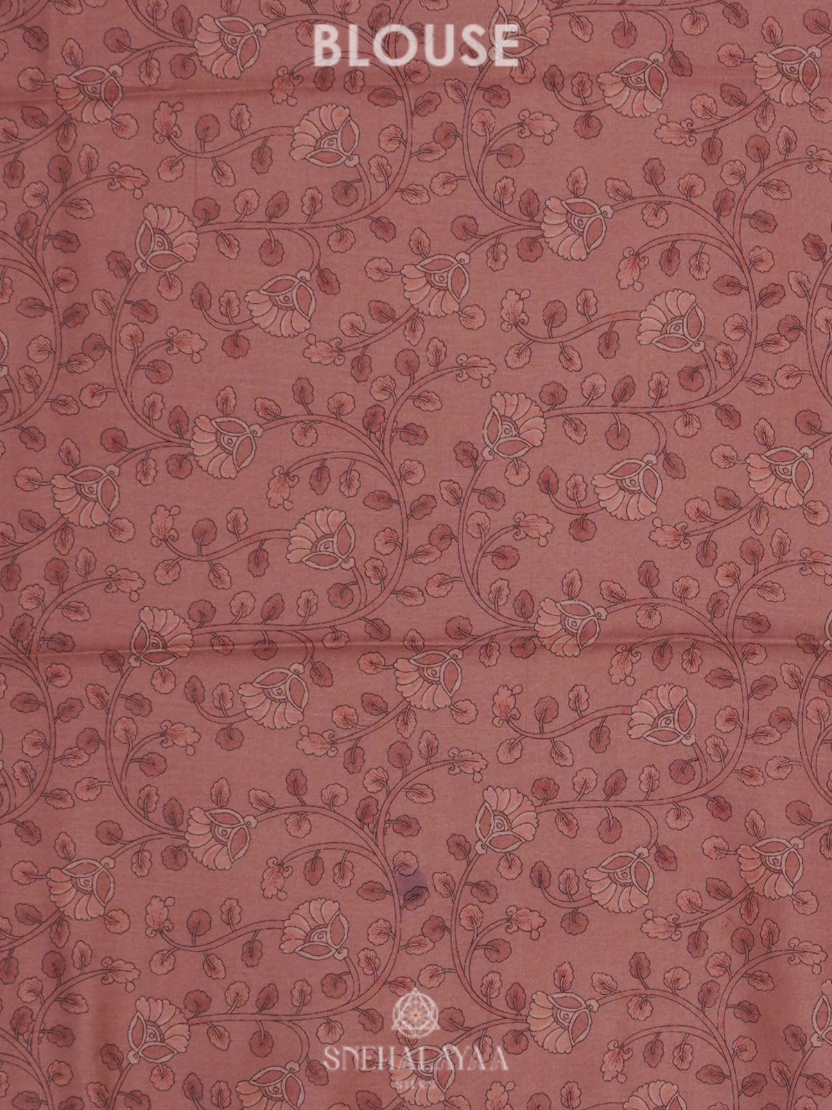 Brown Linen Embroidery Saree