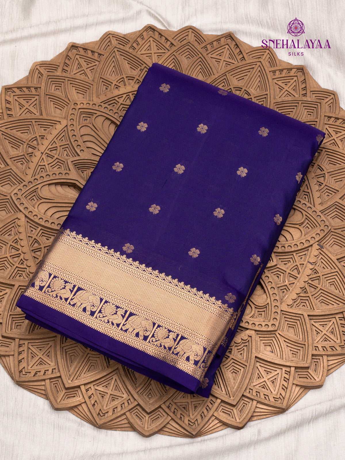 Blue Kanjivaram Silk Saree