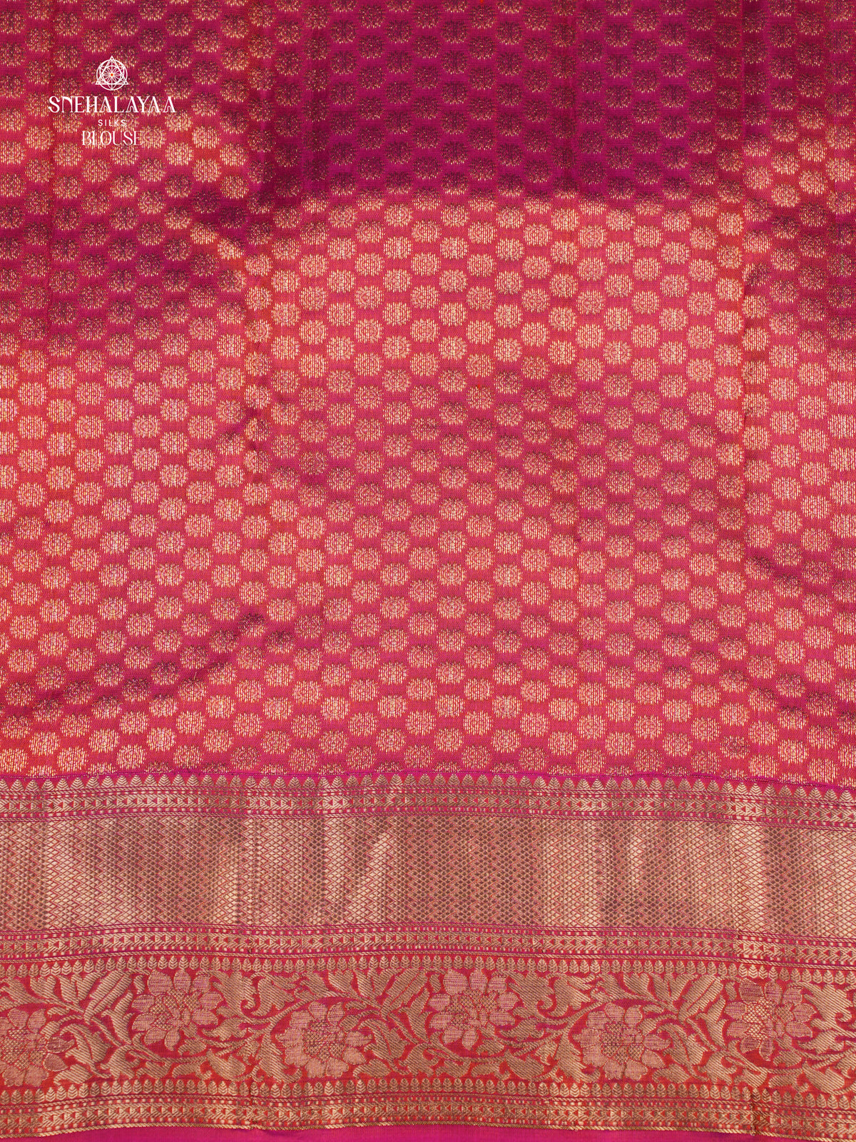 Rani Pink Kanjivaram Silk Saree
