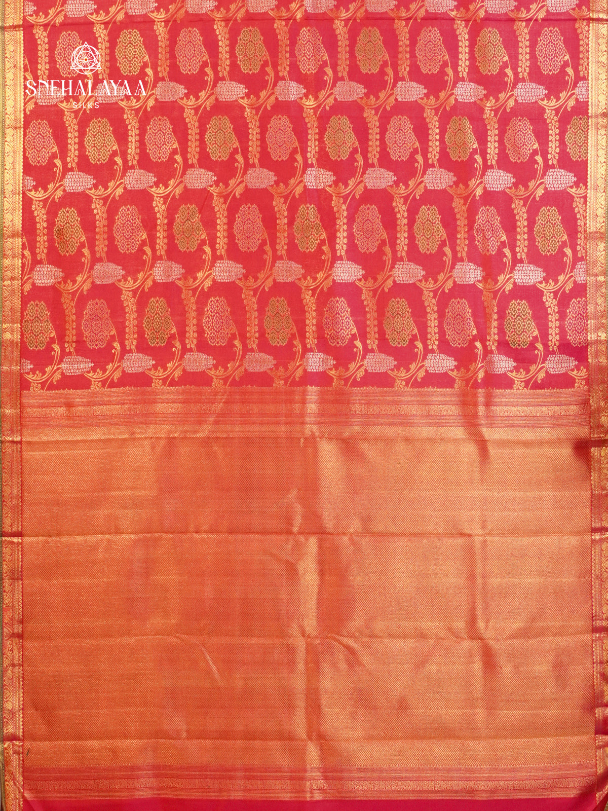 Rani Pink Kanjivaram Silk Saree