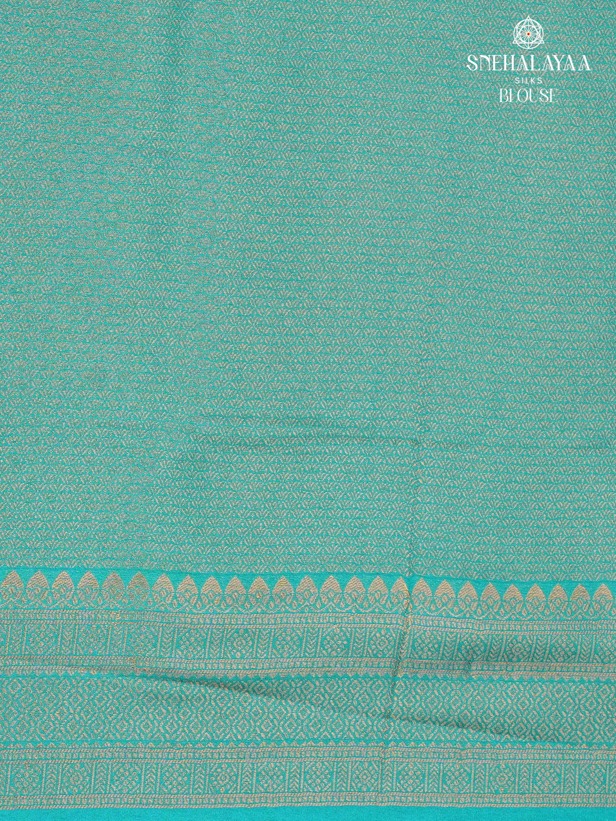 Peacock Blue Soft Silk Saree