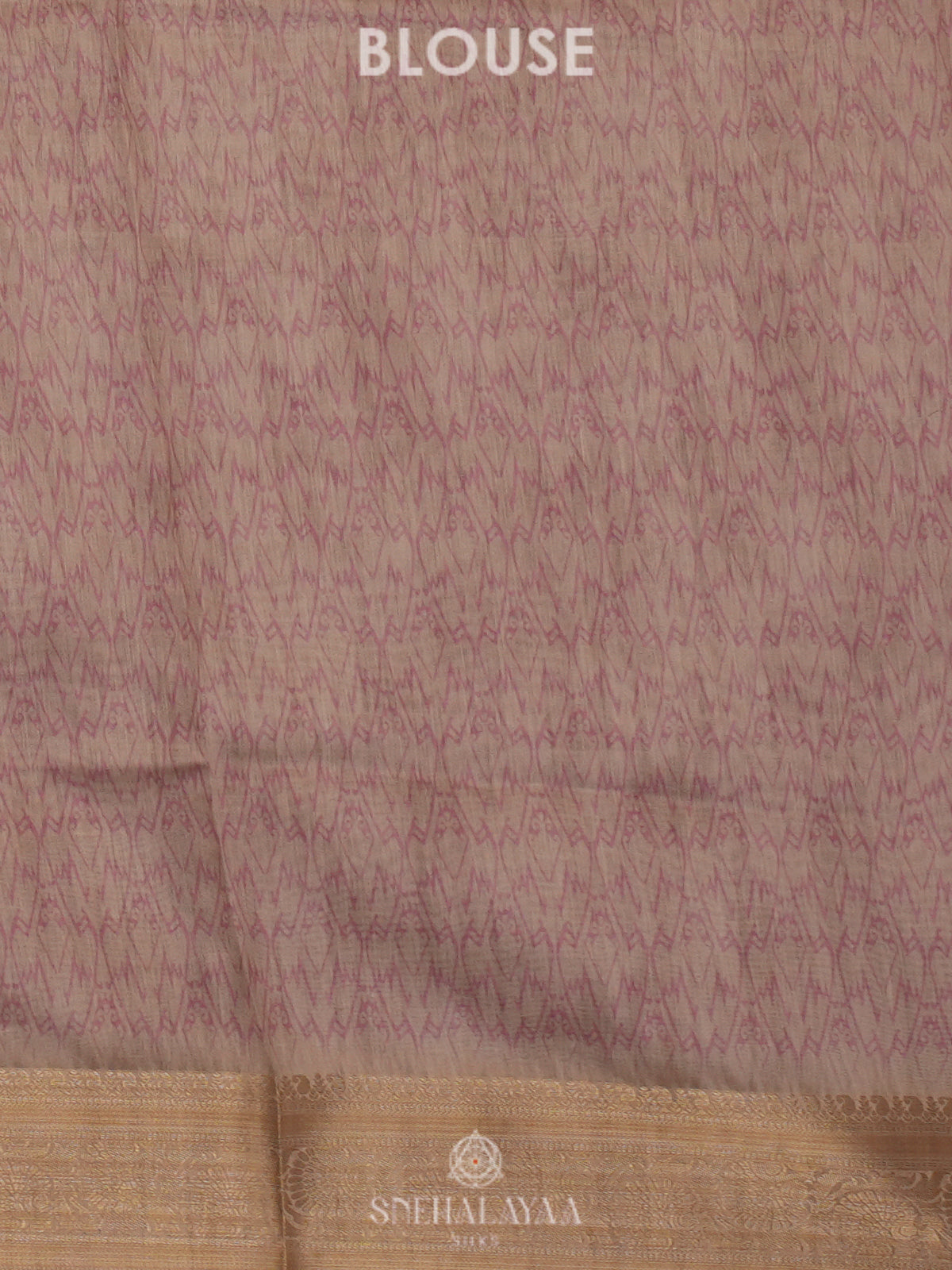 Pale Pink Munga Tussar Saree