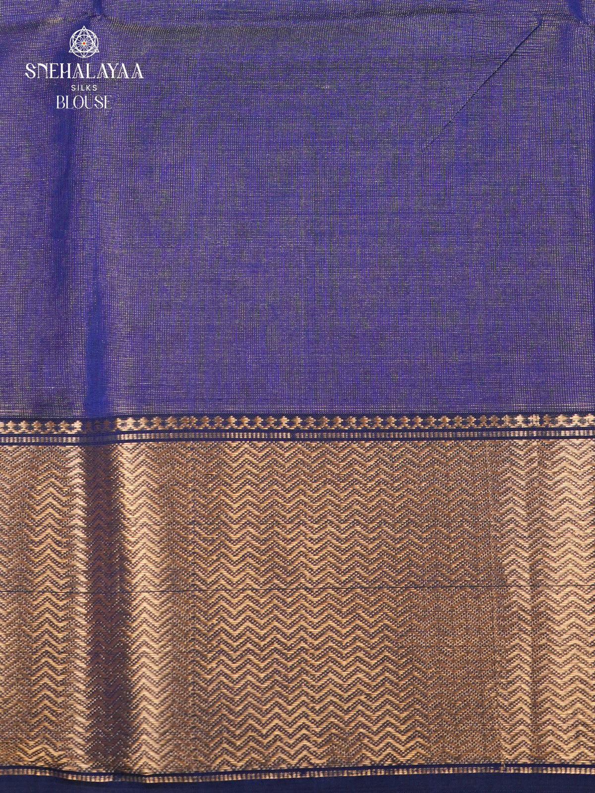 Pale Blue Maheshwari Silk Cotton Saree
