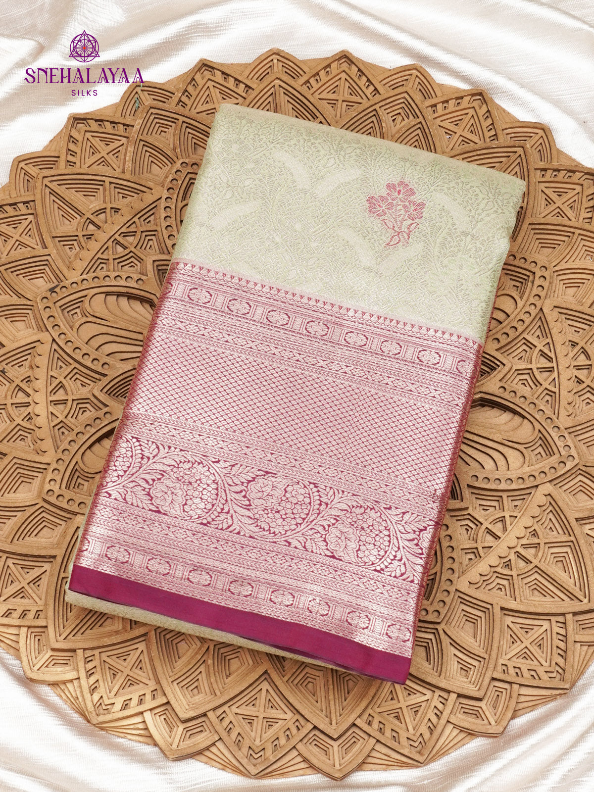 Silver Art Silk Saree