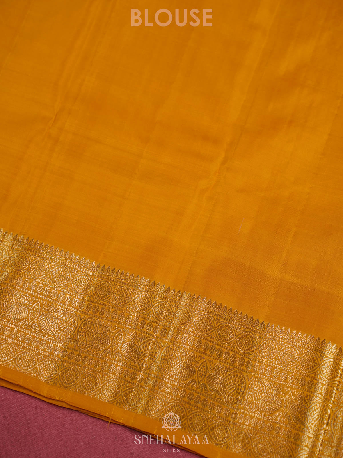 Mango Yellow Kanjivaram Silk Saree