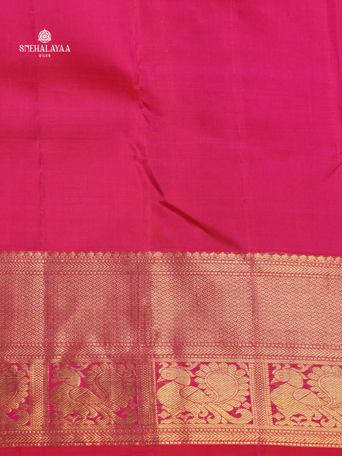 Rani Pink Kanjivaram Silk Saree