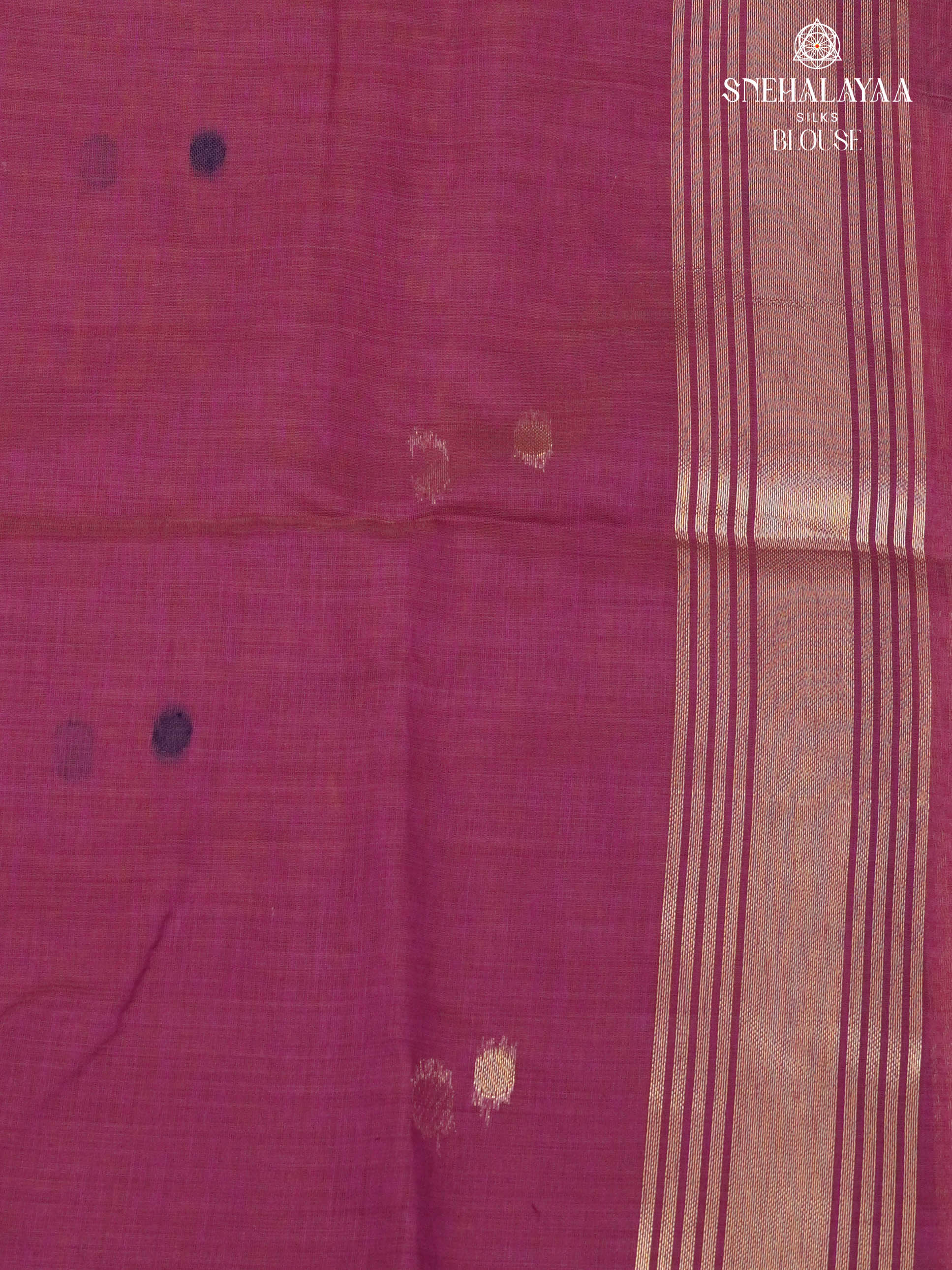 Pink Munga Cotton Saree