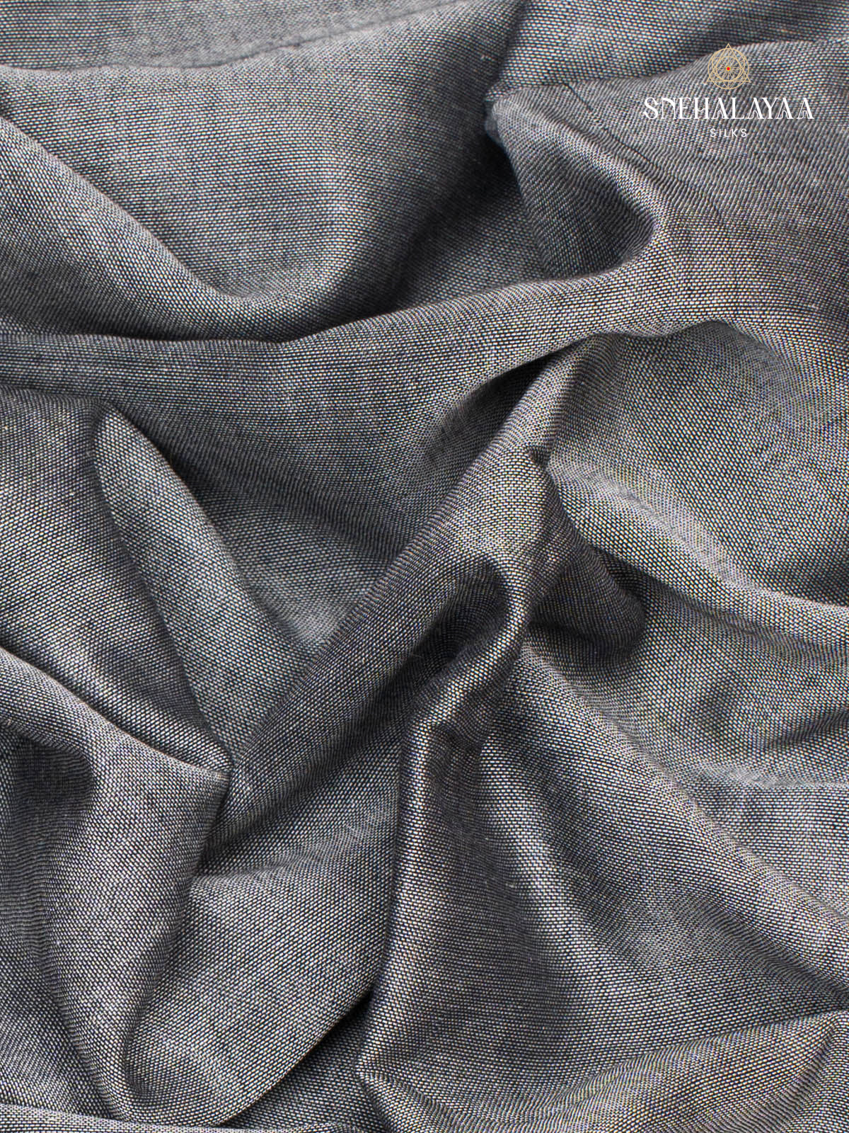 Grey Narayanpet Cotton Saree